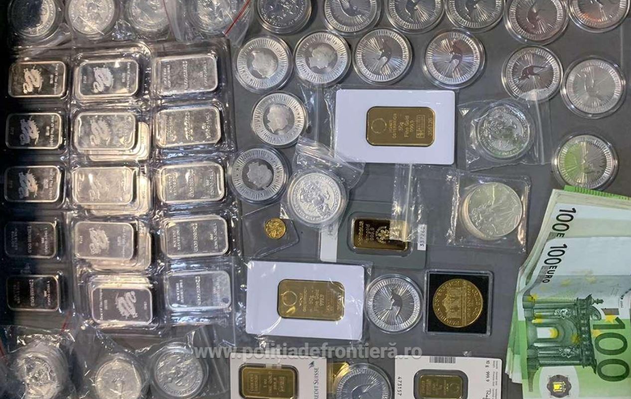 Cel mai scump bagaj. Un bărbat a încercat să scoată din țară peste 2.5 kilograme de aur și argint
