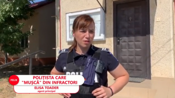 La Constanța, o tânără polițistă a fost poreclită „Pitbull” pentru modul în care îi tratează pe infractori
