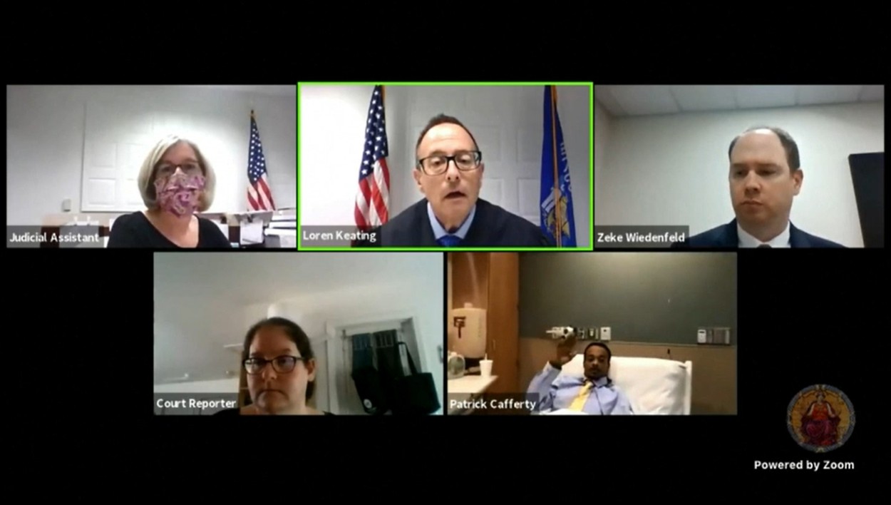 A pledat nevinovat virtual. Afro-americanul Jacob Blake a apărut în fața instanței pe Zoom