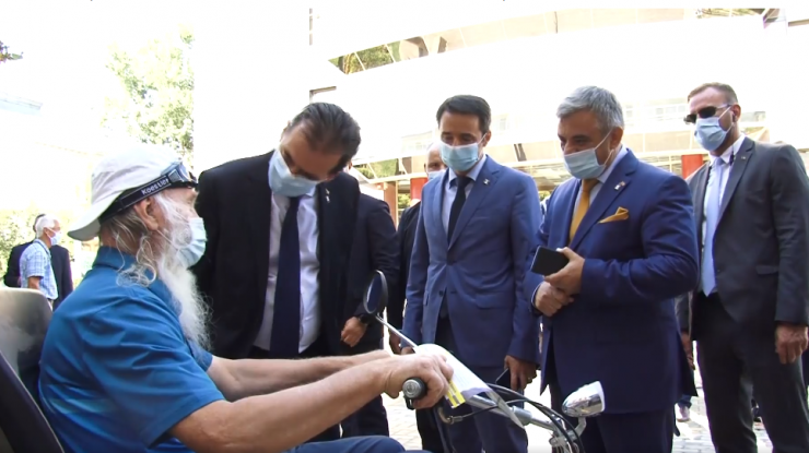 VIDEO Ludovic Orban, întrebare deplasată către o persoană în scaun cu rotile: Ce viteză prinde?