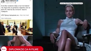 Diplomaţie ca-n filme la Moscova. Președintele sârb, comparat cu Sharone Stone în „Basic Instinct”