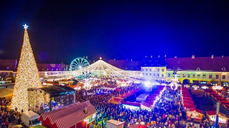 Târgul de Crăciun din Sibiu se va organiza anul acesta, deși rata de infectare în județ se apropie de 3 la mia de locuitori