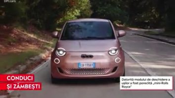 Mașina pe care o conduci zâmbind. Fiat a prezentat versiunea 500 EV 3+1, alintată mini-Rolls Royce