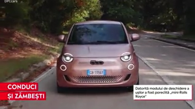 Mașina pe care o conduci zâmbind. Fiat a prezentat versiunea 500 EV 3+1, alintată mini-Rolls Royce