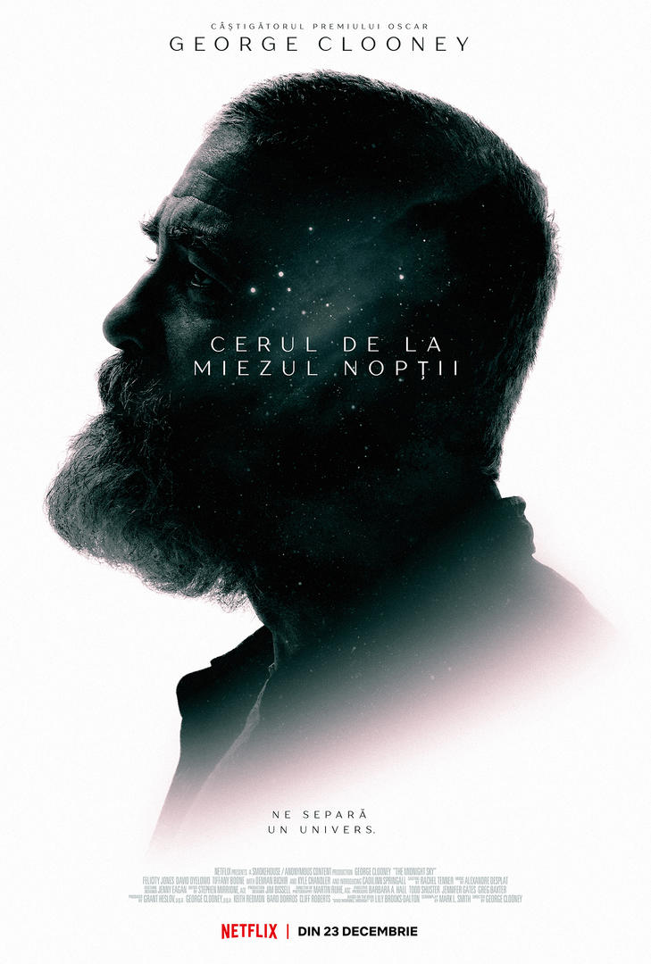 Trailer pentru The Midnight Sky, noul film al lui George Clooney. Va fi lansat pe 23 decembrie pe Netflix