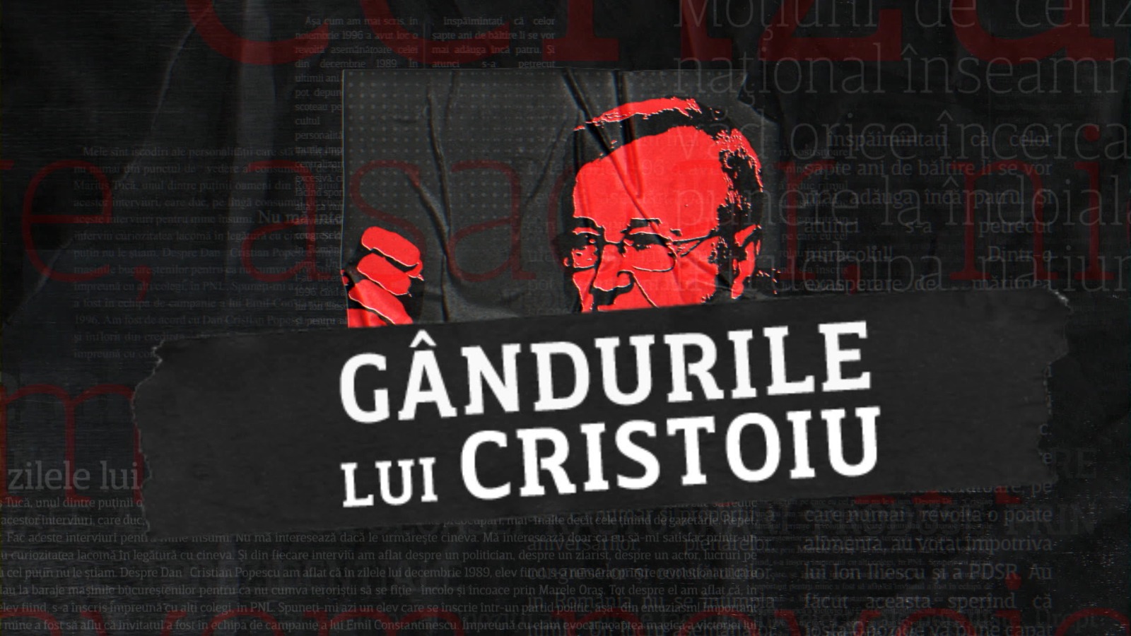Gândurile lui Cristoiu, LIVE, de la ora 20.00, la ALEPH NEWS