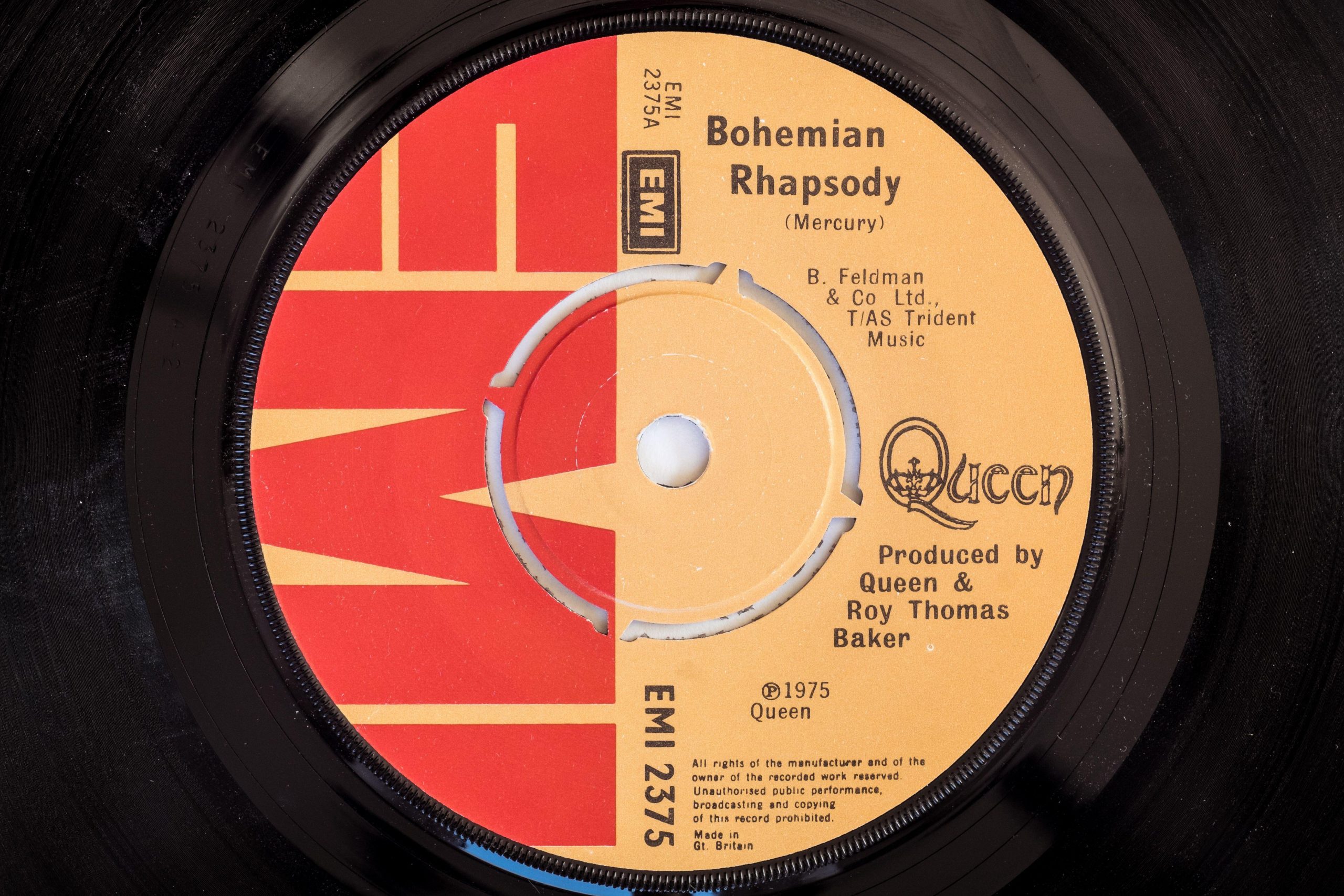 Bohemian Rhapsody este melodia numărul 1 din toate timpurile