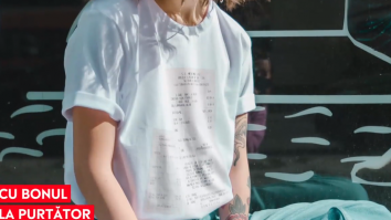 Un tânăr creativ din București face tricouri printate cu bonuri fiscale, pentru ca amintirile tale să nu se piardă