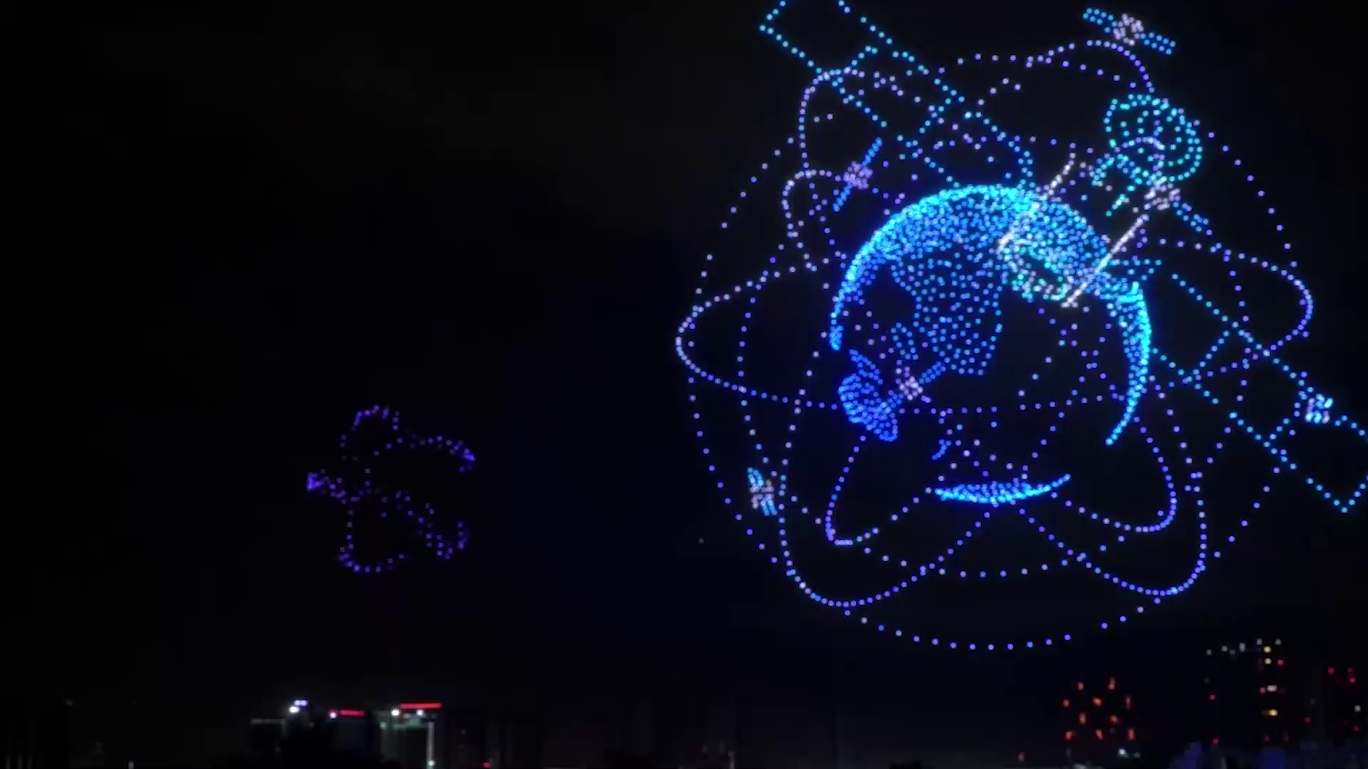 Peste 3.000 de drone au zburat pe cerul Chinei. Baletul aerian, omologat de Guiness Book