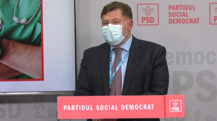 Probleme de respirație pentru Alexandru Rafila, în timp ce prezenta planul PSD pentru combaterea epidemiei. VIDEO