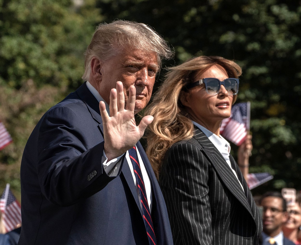 Donald Trump și Melania s-au vaccinat împotriva COVID-19 în secret, când încă se aflau la Casa Albă