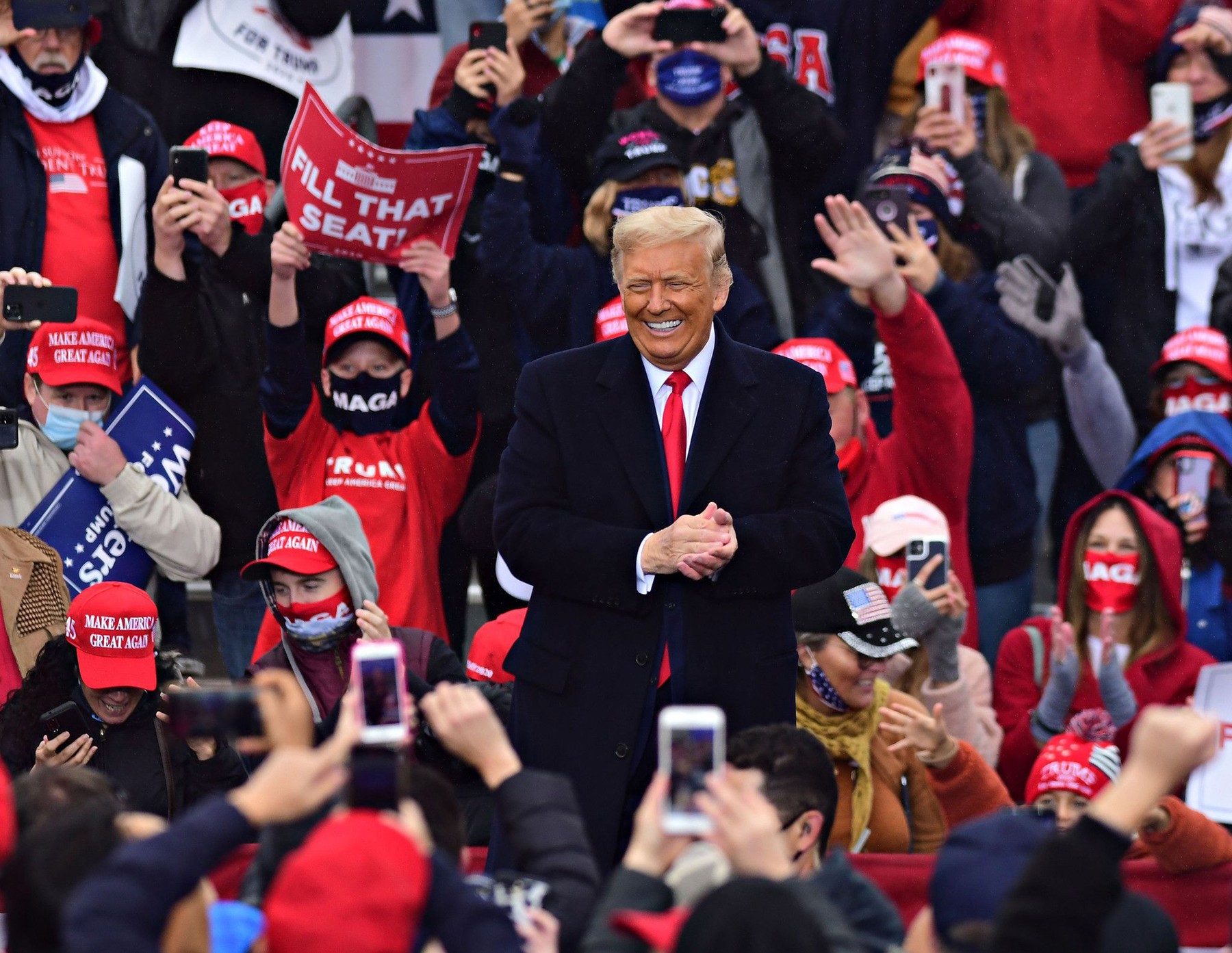 Donald Trump speră ca statul Pennsylvania să fie decisiv în victoria sa, la fel ca în 2016. Este locul în care a avut cele mai multe mitinguri