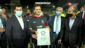 Cel mai bătrân fotbalist, la vârsta a șaptea. Recordul mondial pentru cel mai bătrân jucător