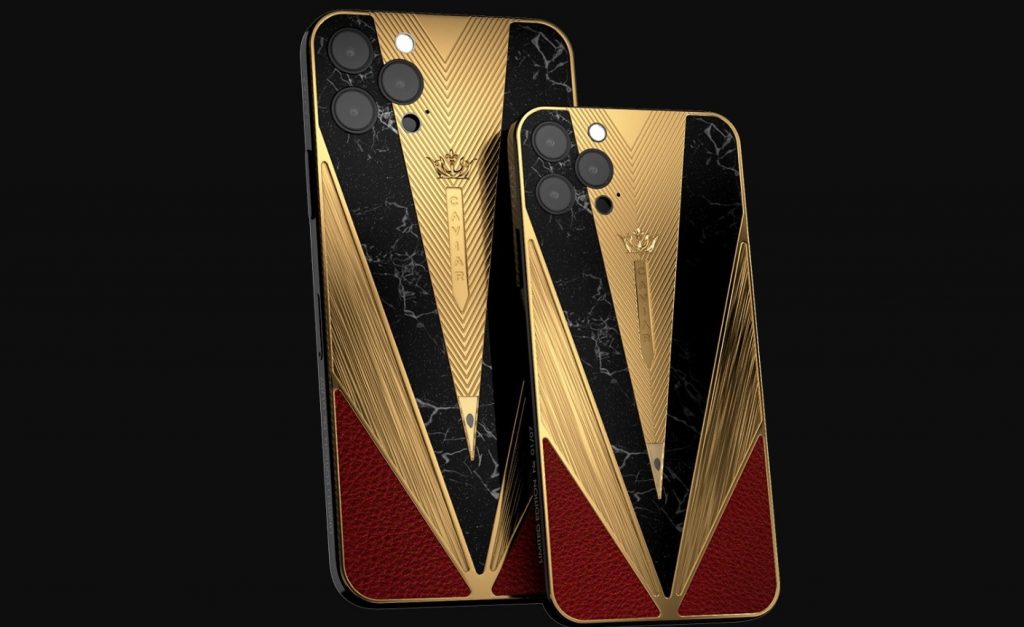 iPhone 12, varianta de lux. Cât costă modelele personalizate, inspirate din istorie, placate cu aur