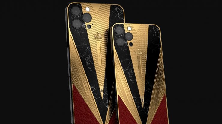 iPhone 12, varianta de lux. Cât costă modelele personalizate, inspirate din istorie, placate cu aur