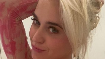 Katy Perry, Dakota Fanning și Kate Hudson, în lenjerie roz, pe Instagram, pentru a atrage atenția asupra cancerului la sân