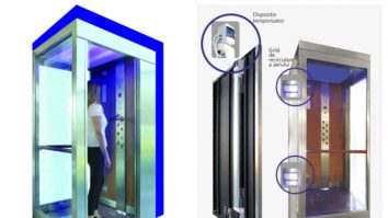 Primul lift anticovid cu sistem modular de purificare a aerului, creat de o mână de ingineri români
