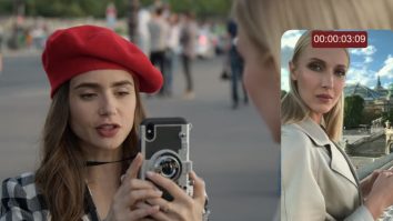O moldoveancă fierbinte defilează goală pe un pod din Paris într-o nouă producție Netflix