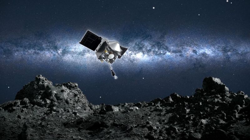 NASA a reuşit pentru prima dată să ia mostre de pe un asteroid din spaţiu