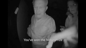 VIDEO Reacția lui Paul Milgron atunci când Robert Wilson îi spune că au câștigat Nobelul pentru economie