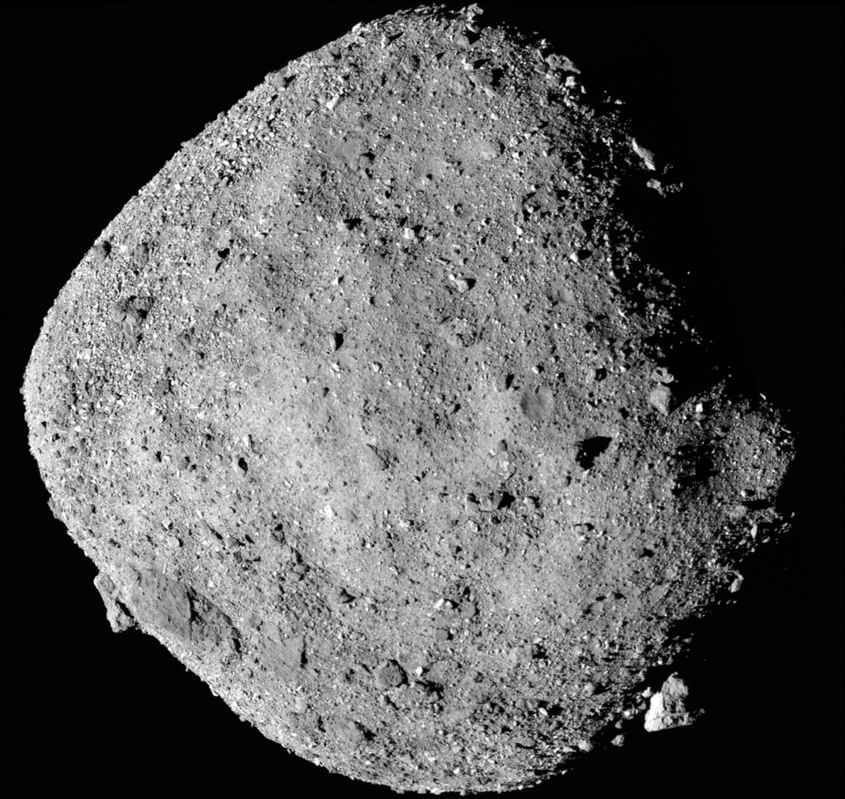 NASA fură de pe asteroid: „Prin combinarea acestor imagini primite, putem face un tur al terenului”