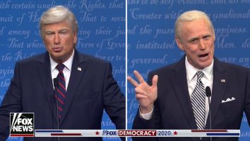 Jim Carrey și Alec Baldwin au parodiat dezbaterea Trump – Biden