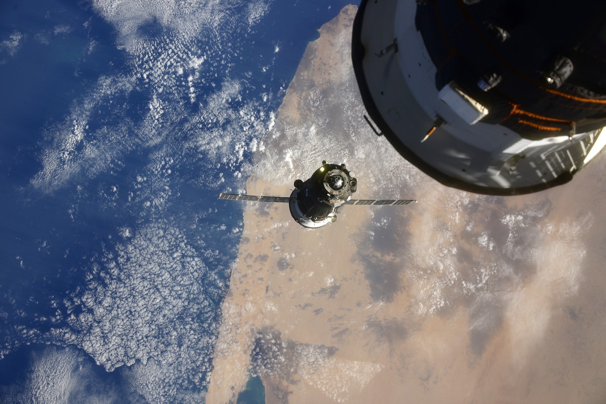 Record absolut de viteză.  Racheta Soyuz a ajuns în 3 ore la Staţia Spaţială Internaţională