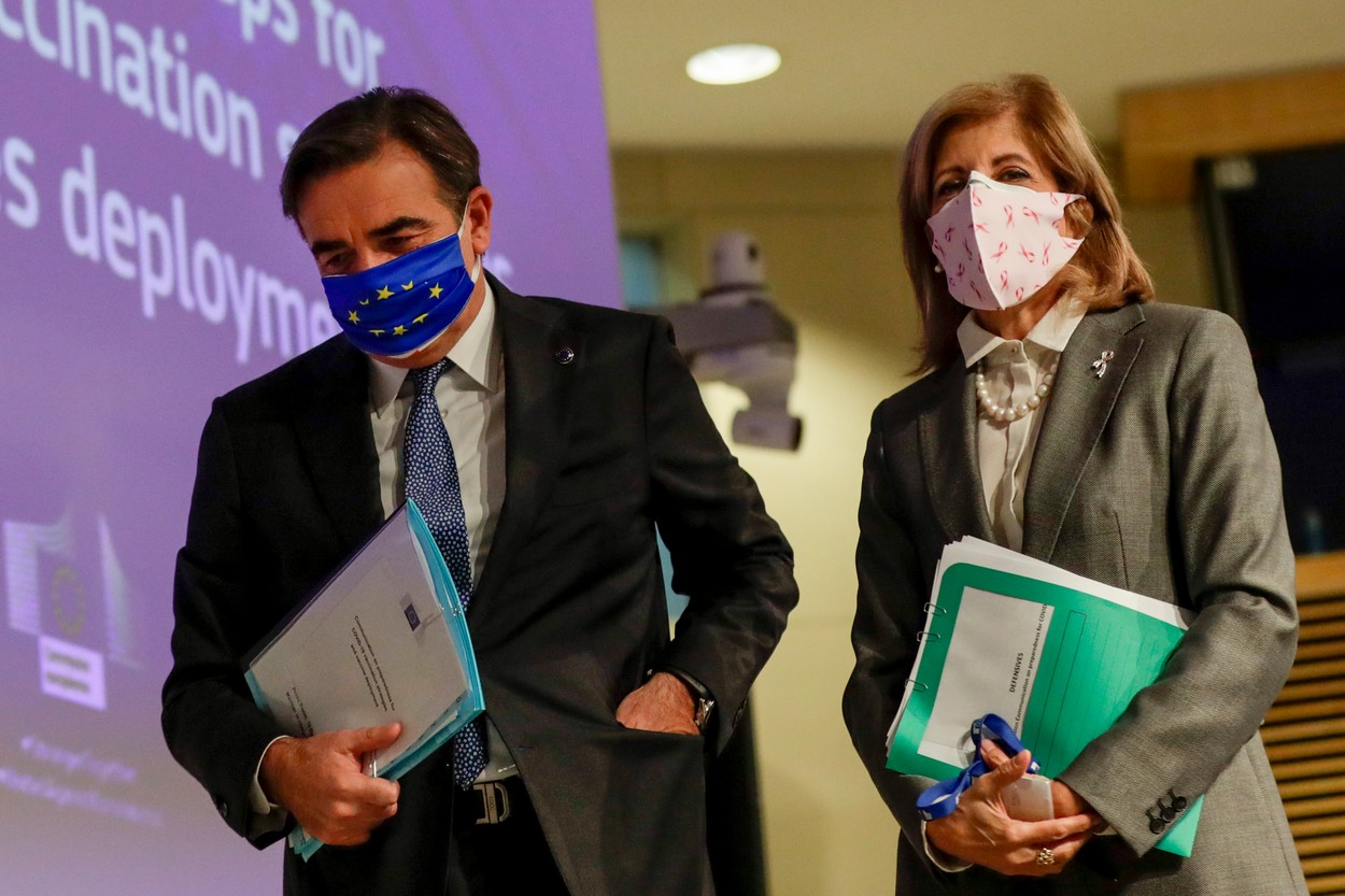 Comisarul UE pentru Sănătate recomandă adoptarea unor măsuri comune pentru distribuirea vaccinurilor: „Timpul se epuizează”