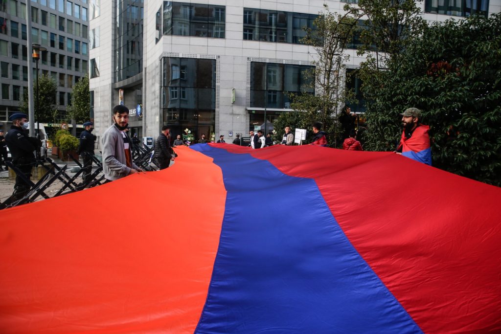 Protest armeni Bruxelles