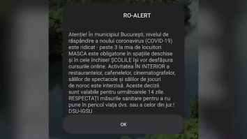 Bucureștenii au fost avertizați prin mesaj RO Alert că rata de infectare a depășit 3 la mia de locuitori