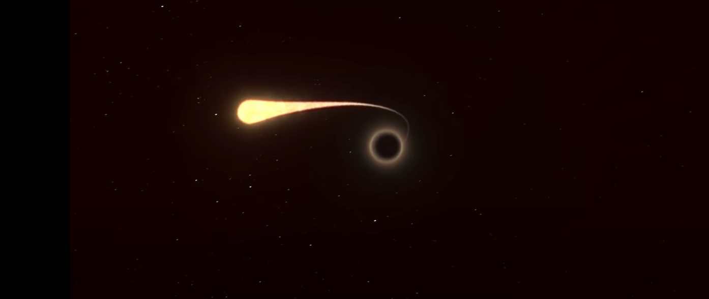 O stea a fost înghițită de o gaură neagră, printr-un proces generic denumit „spaghetificare”