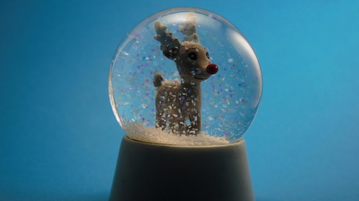 REINDEER-SNOWGLOBE