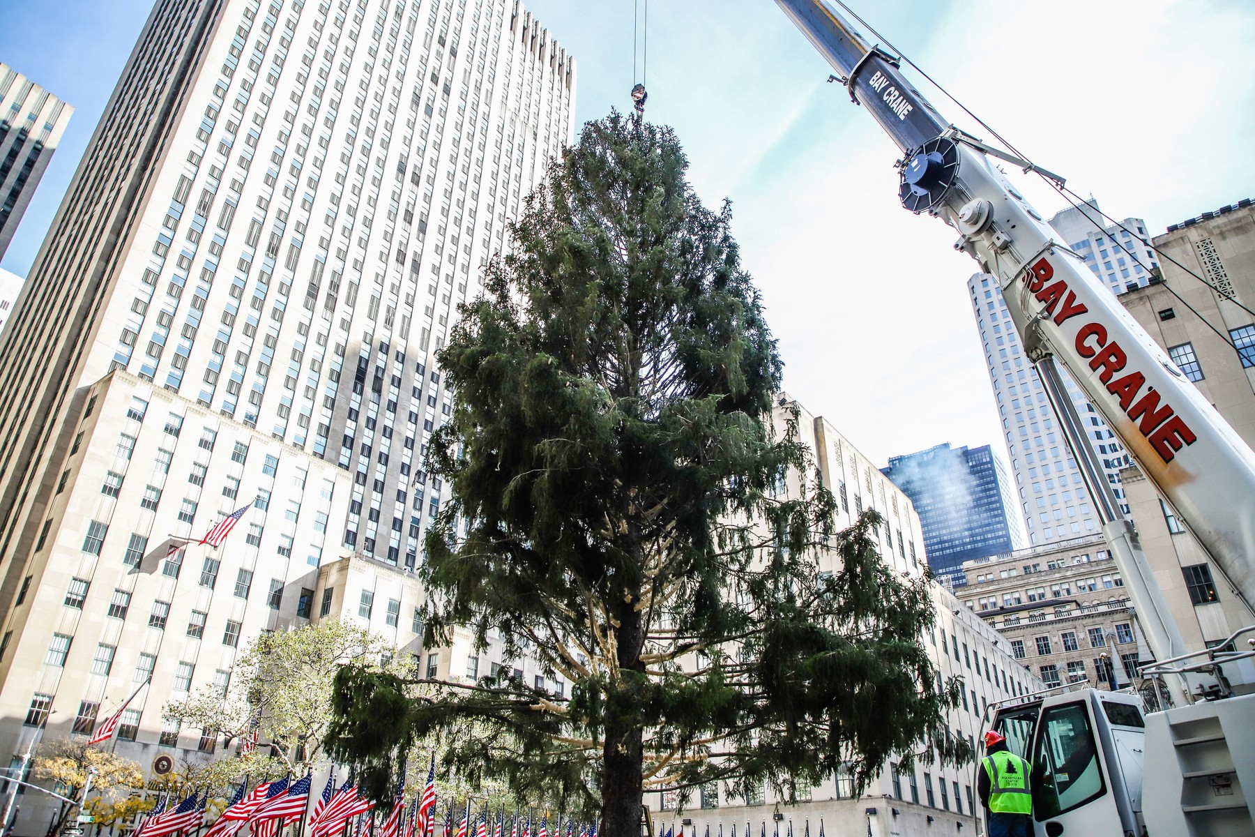 Bradul de Crăciun din Rockerfeller Center a fost „cosmetizat” și a fost ținta glumelor