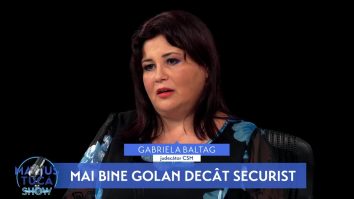 Marius Tucă Show. Judecătoarea Gabriela Baltag: „Încercările serviciilor de a veni în prim-plan nu sunt de azi, de ieri”