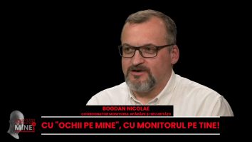 „Ochii pe mine!”, 20 noiembrie. Invitați: Bogdan Nicolae, Sergiu Medar, Sandu Valentin Mateiu, Claudiu Nebunu și Stelian Teodorescu