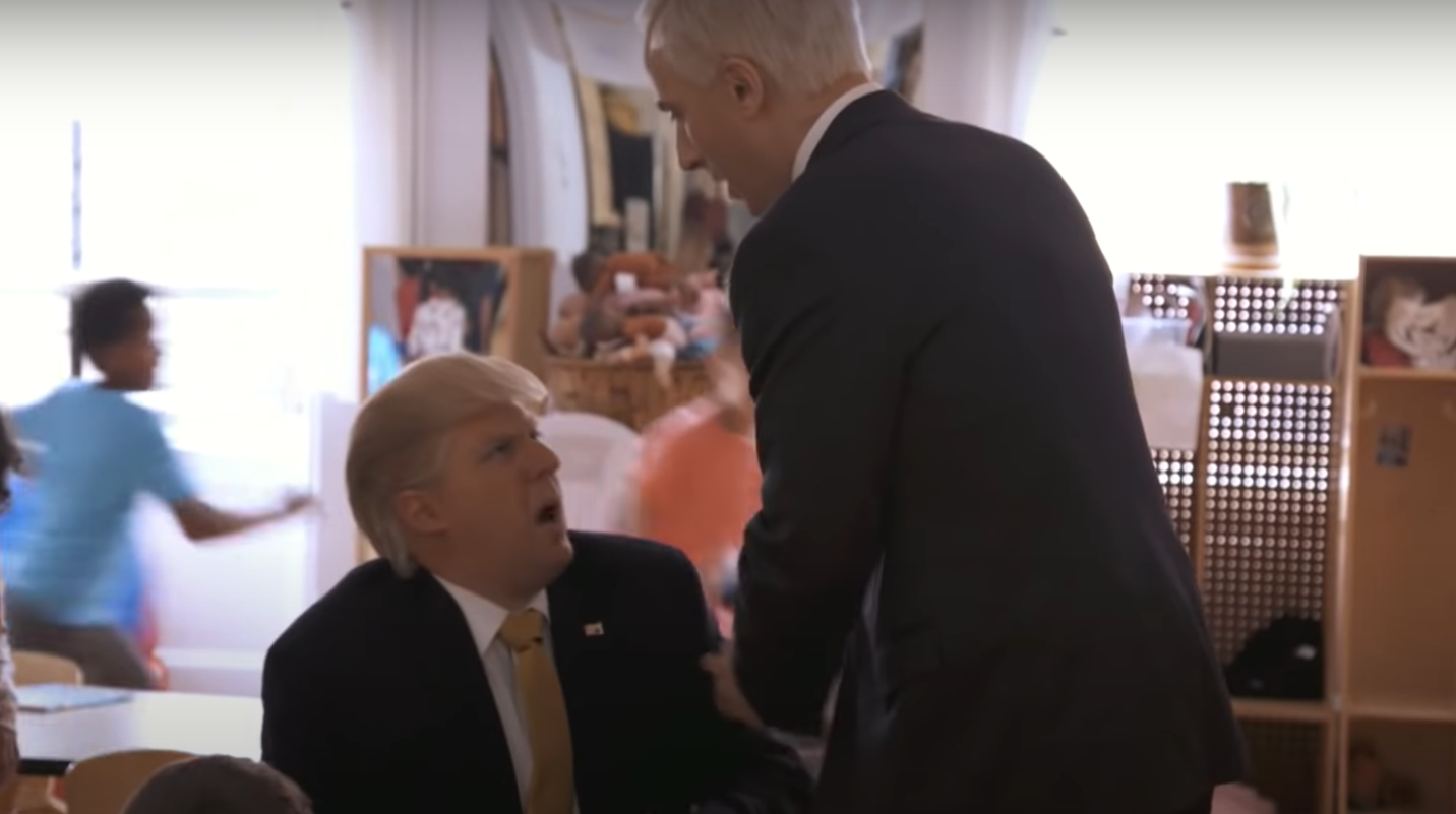 Parodie cu Donald Trump care refuză să plece de la Casa Albă, virală în SUA