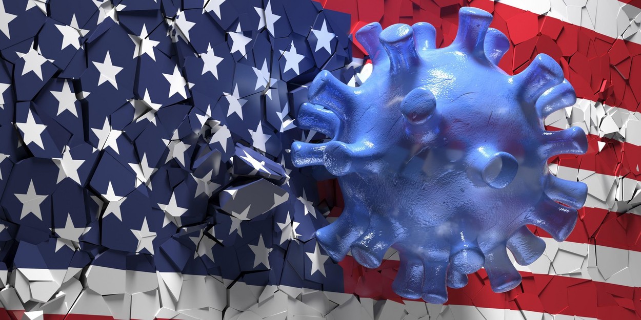 Statele Unite au revenit la peste 100.000 de infectări zilnice. Internările în spital au crescut cu 40%