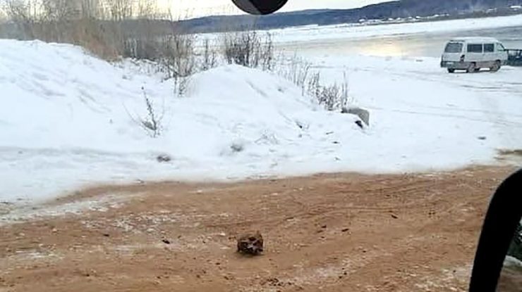 Imagini șocante din Rusia. Un „drum al oaselor” a fost descoperit pe o autostradă înghețată din Siberia