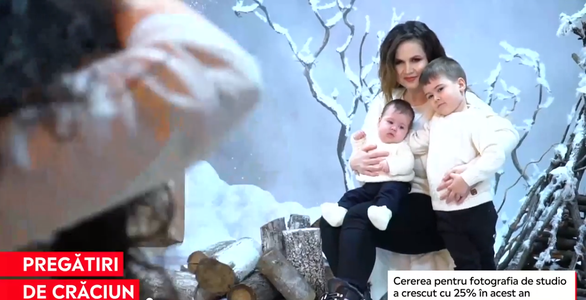 Fotografiile de Crăciun alături de familie, la mare căutare. Aproape toate locurile pentru astfel de ședințe foto s-au ocupat