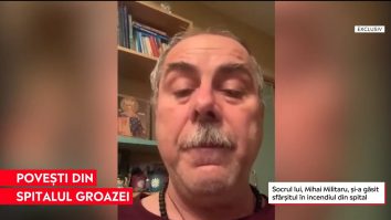 Ginerele a fost externat şi a scăpat cu viaţă din acelaşi spital în care socrul a fost mistuit în flăcări 4 ore şi jumătate mai târziu