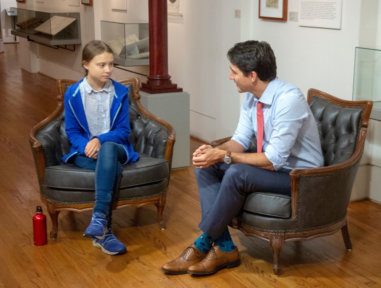 Justin Trudeau, păcălit că vorbeşte la telefon cu Greta Thunberg. Cum a căzut în capcana rușilor