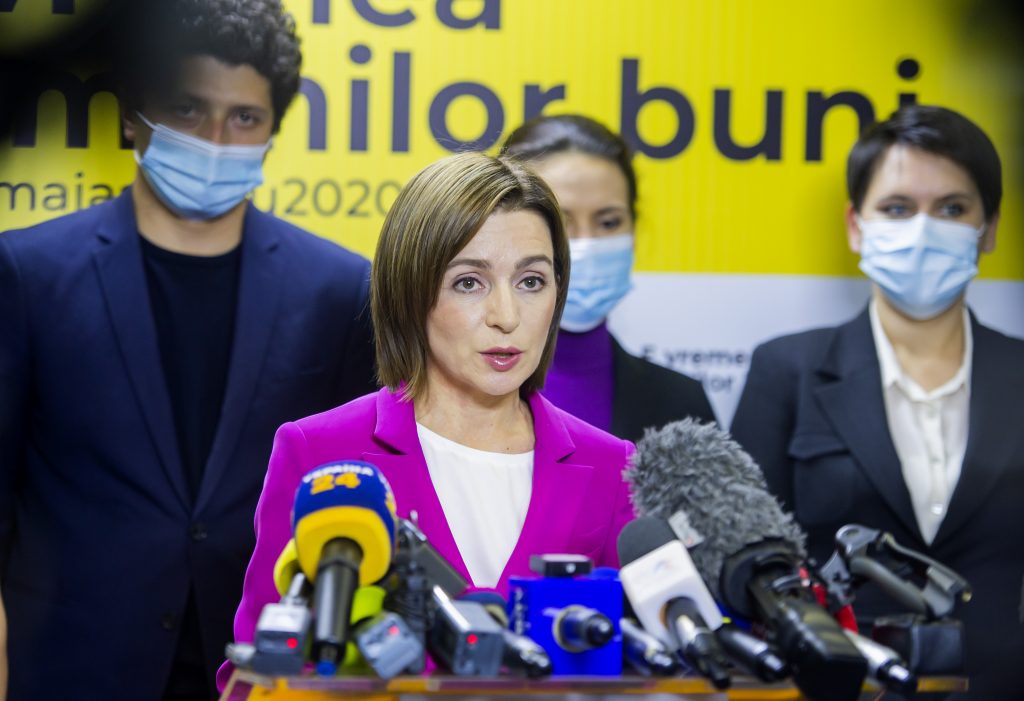 Maia Sandu, după ce a fost aleasă președinte al Republicii Moldova