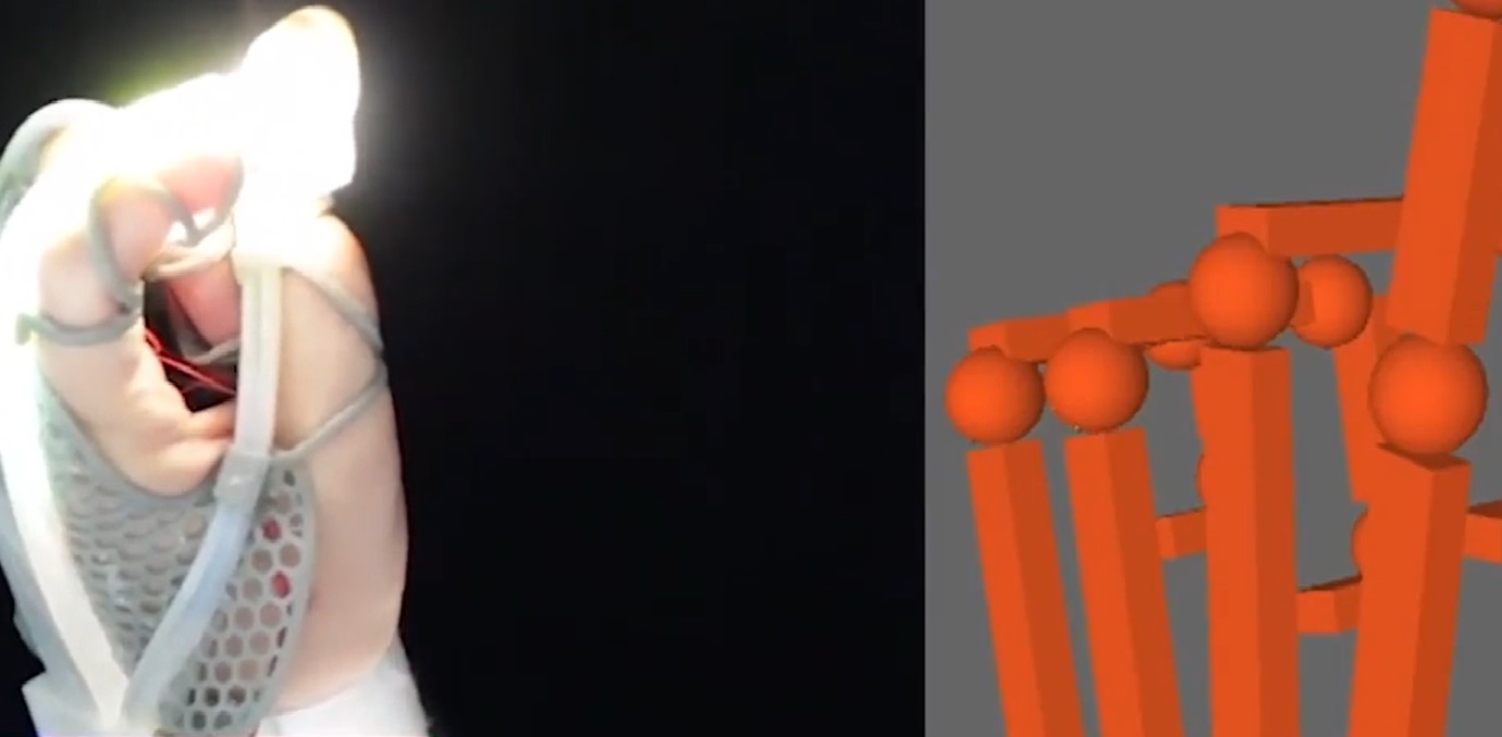 Mănușa care atinge ce nu există. Poate interacționa cu obiectele din realitatea augmentată