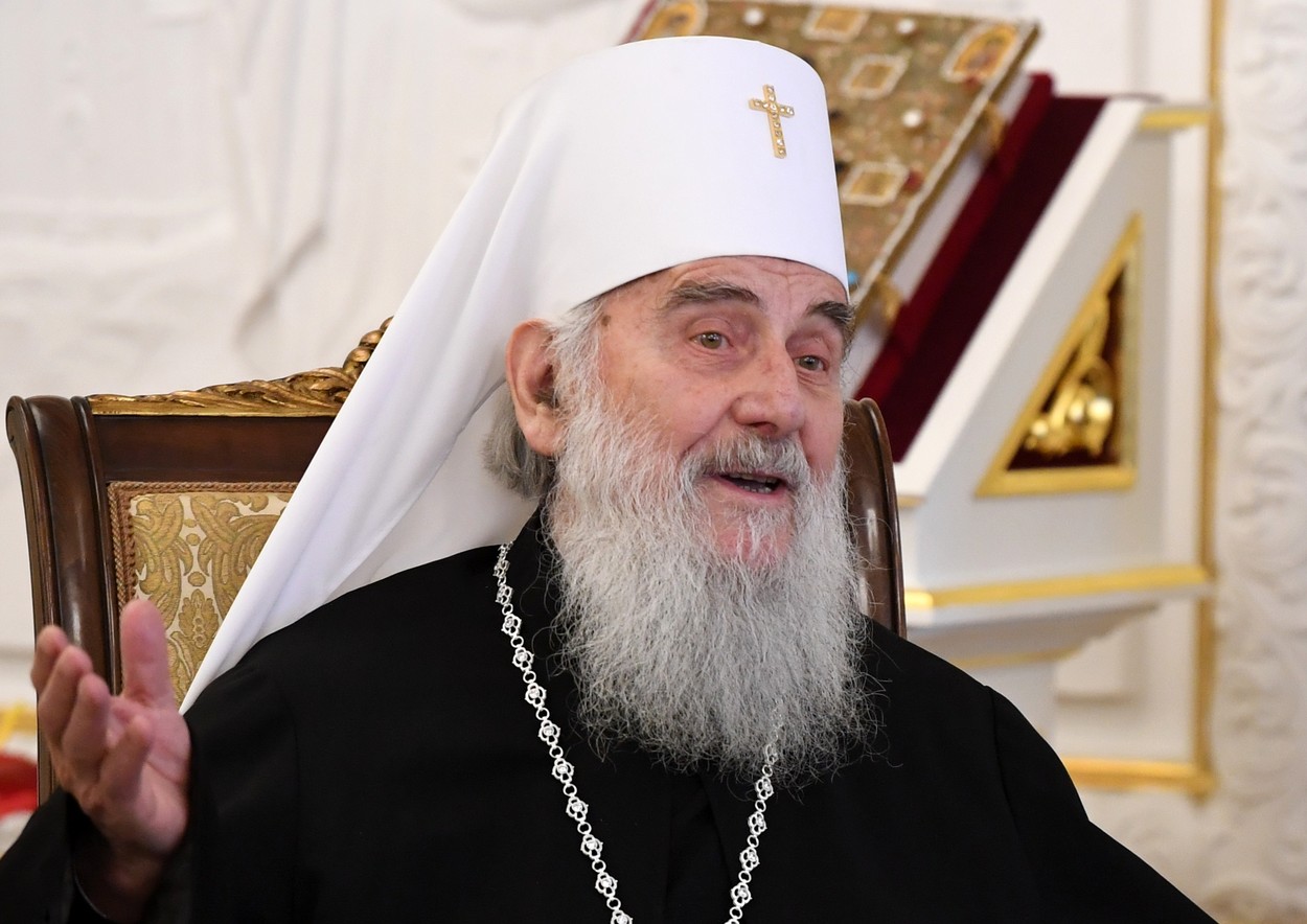 Patriarhul Bisericii Ortodoxe din Serbia a murit de Covid, a anunţat preşedintele ţării