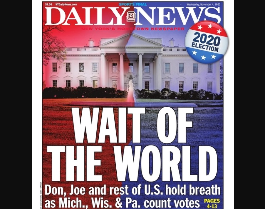 „Întreaga lume așteaptă“. Incertitudinea electorală a ținut prima pagină a ziarelor din SUA