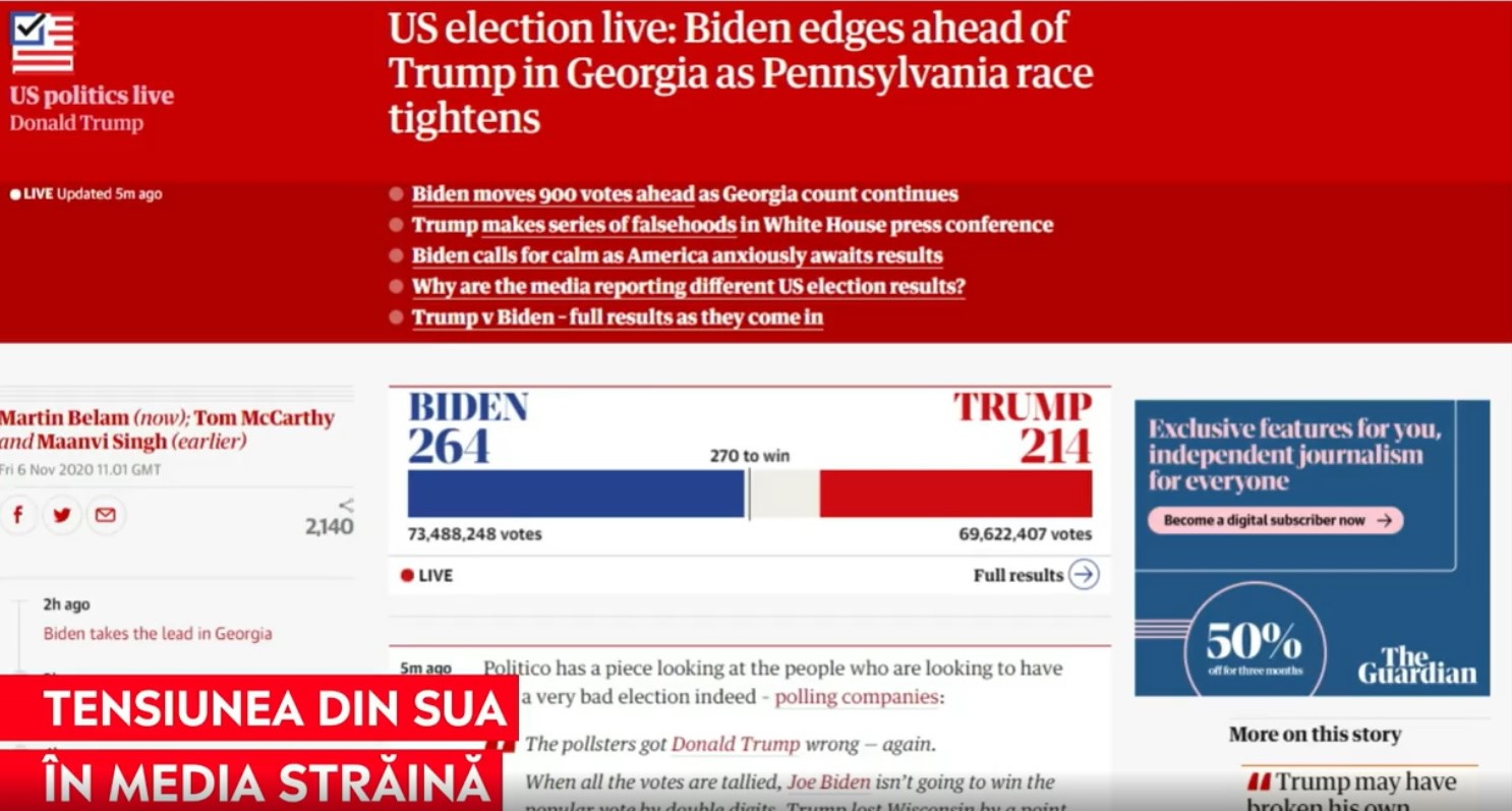 Cum comentează presa internațională răsturnarea de situație din Georgia. Ce au scris jurnaliștii