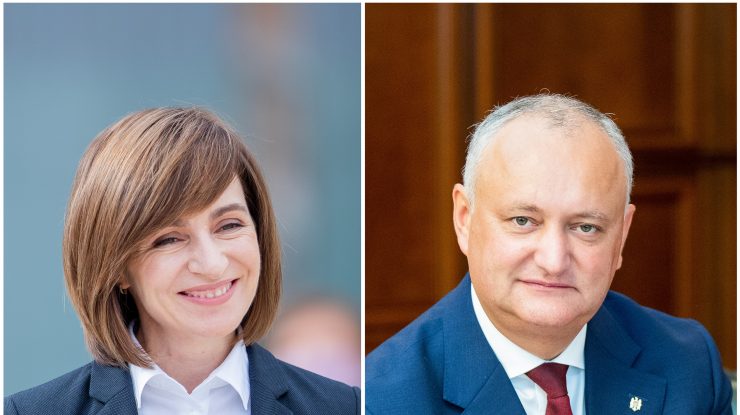 Alegeri în Republica Moldova. Rezultate finale: Maia Sandu câștigă primul tur în fața lui Igor Dodon. Scor zdrobitor în diaspora