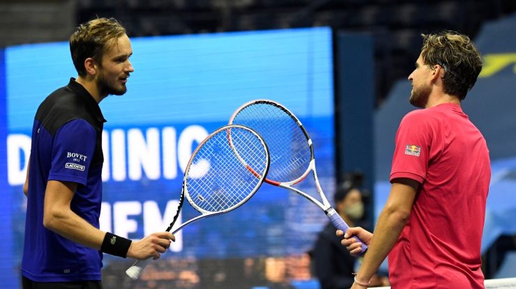 Turneul Campionilor: Finala dintre Medvedev și Thiem se joacă azi de la ora 20:00