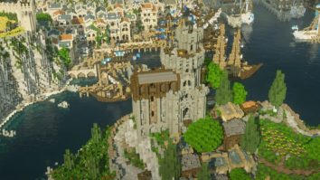 Universul lui Tolkien, reconstituit în Minecraft.  Gamerii au reușit această performanță în 10 ani