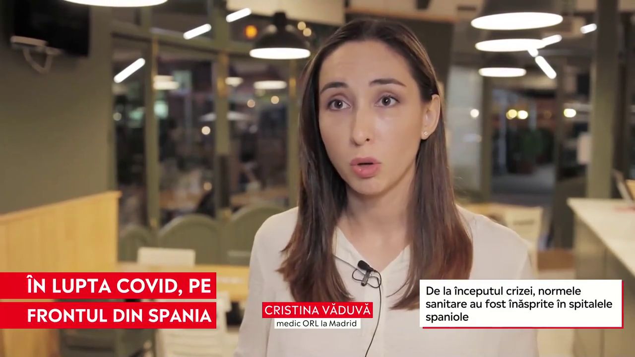 Mărturia unui medic român care lucrează în linia întâi, în Spania: „Există secţii în care nu se intră, nu se iese”